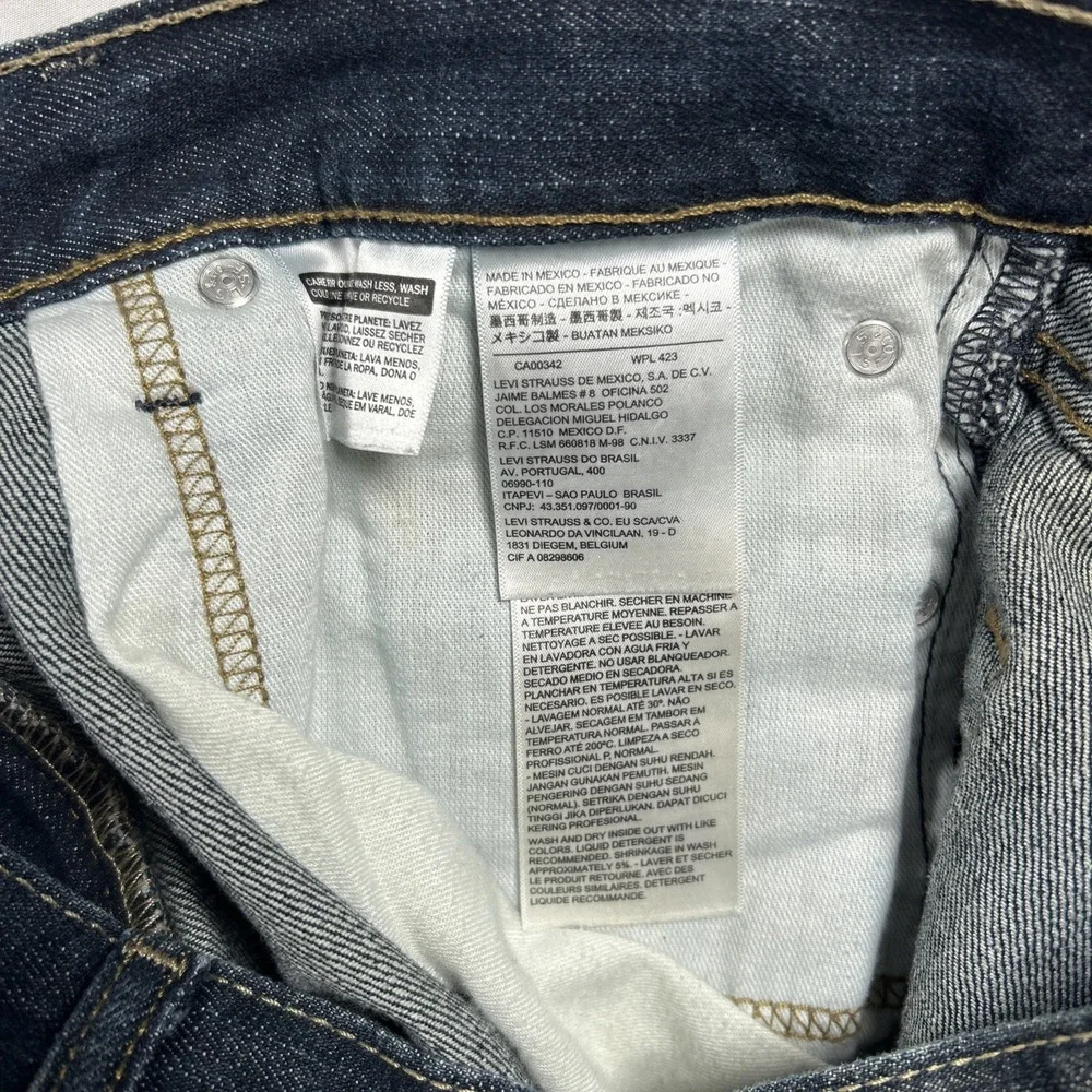 LEVI Strauss & Co 514 Jeans Men's Size 32 X 30 Dark Blue VTG Y2K